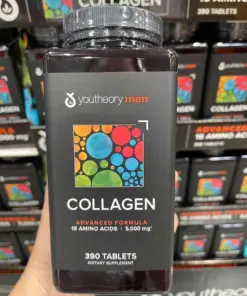 Viên Uống Collagen Cho Nam Youtheory Men Collagen 5000mg – Hộp 390 Viên (Mỹ) Viên Uống Collagen Cho Nam Youtheory Men Collagen 5000mg – Hộp 390 Viên (Mỹ) - Yêu Hàng Ngoại