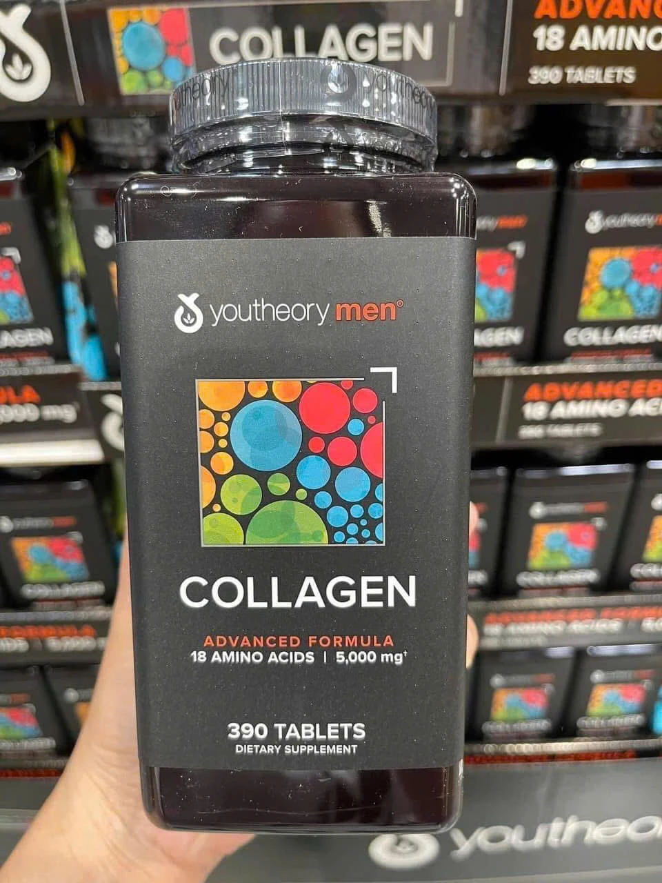 Viên Uống Collagen Cho Nam Youtheory Men Collagen 5000mg – Hộp 390 Viên (Mỹ) Viên Uống Collagen Cho Nam Youtheory Men Collagen 5000mg – Hộp 390 Viên (Mỹ) - Ảnh 4