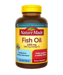 Viên uống dầu cá Nature Made Fish Oil 1200 mg 360 mg Omega-3