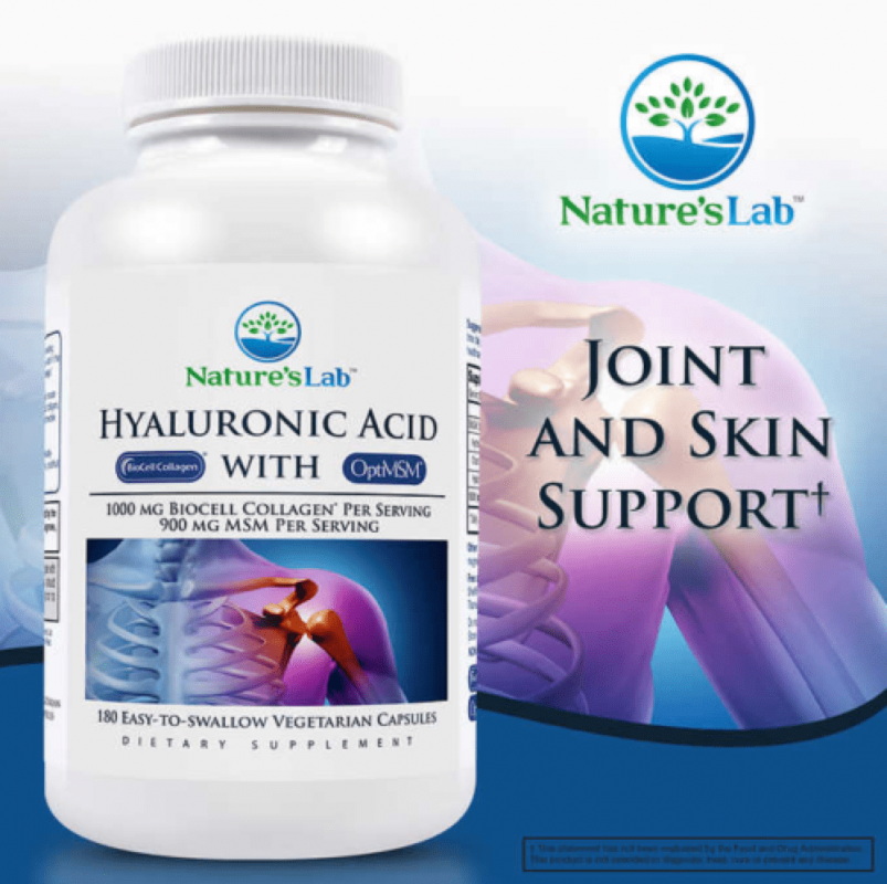 Viên uống Nature’s Lab Hyaluronic Acid BioCell Collagen + OptiMSM Viên uống Nature’s Lab Hyaluronic Acid BioCell Collagen + OptiMSM - Yêu Hàng Ngoại