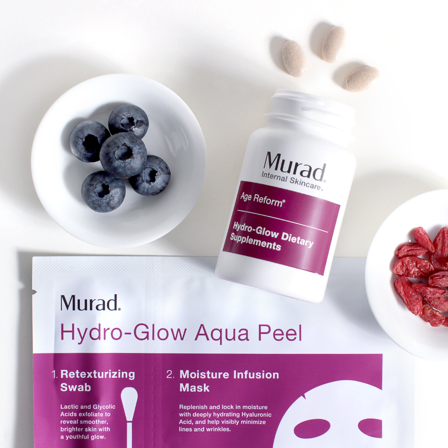 Viên uống ngậm nước Murad Hydro-Glow Dietary Supplements Viên uống ngậm nước Murad Hydro-Glow Dietary Supplements - Yêu Hàng Ngoại