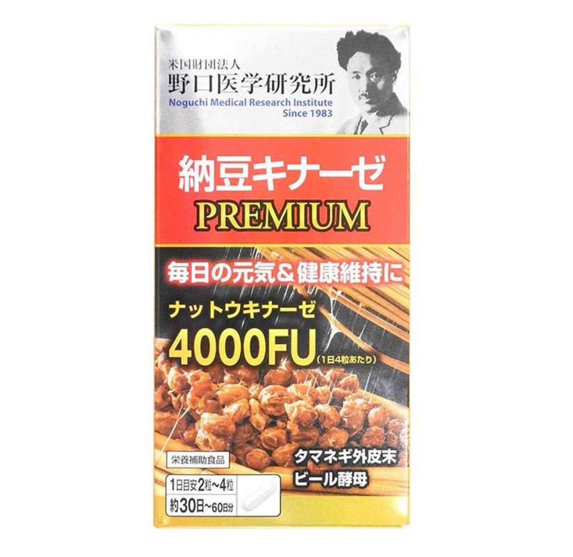 Viên uống phòng chống đột quỵ Noguchi Nattokinase Premium 4000FU Viên uống phòng chống đột quỵ Noguchi Nattokinase Premium 4000FU - Yêu Hàng Ngoại