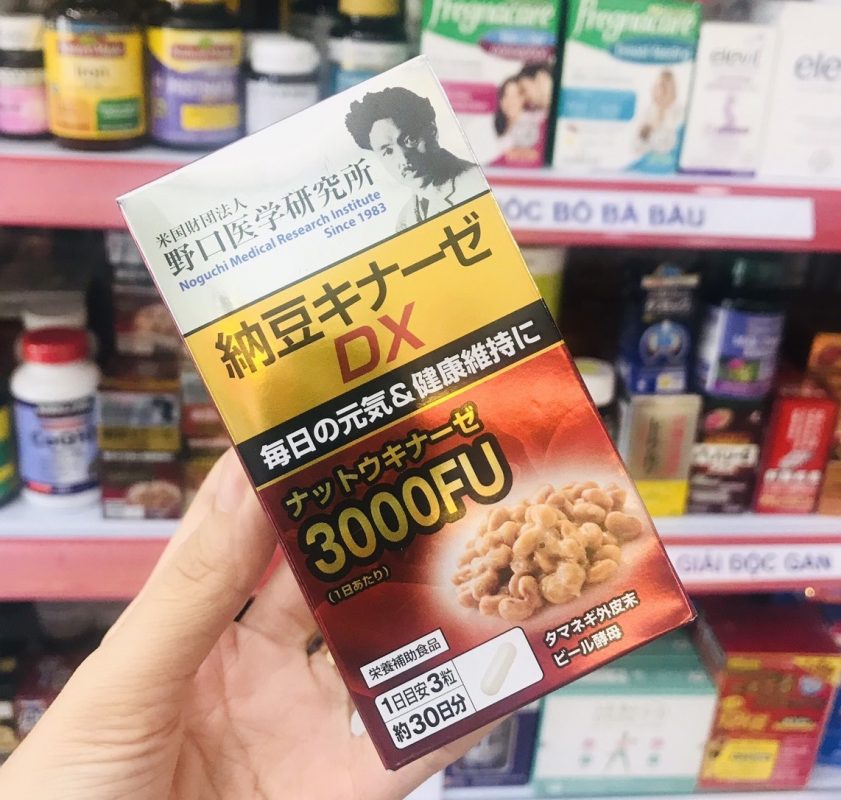 Viên uống phòng chống đột quỵ Noguchi Nattokinase Premium 4000FU Viên uống phòng chống đột quỵ Noguchi Nattokinase Premium 4000FU - Yêu Hàng Ngoại
