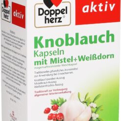 Viên uống tỏi Doppelherz Knoblauch mit Misteln + Weißdorn