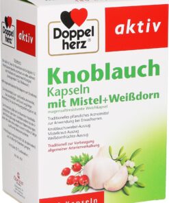 Viên uống tỏi Doppelherz Knoblauch mit Misteln + Weißdorn