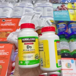 Viên uống bổ sung Vitamin D3 2000 IU Kirkland Signature