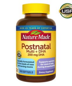Vitamin cho mẹ sau sinh Nature Made Postnatal Multi + DHA