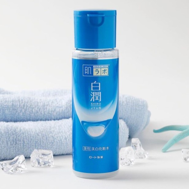 Nước hoa hồng Hada Labo Gokujyun màu xanh dưỡng ẩm, trắng da Nước hoa hồng Hada Labo Gokujyun màu xanh dưỡng ẩm, trắng da - Yêu Hàng Ngoại