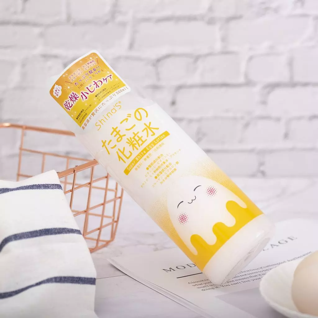Nước hoa hồng trứng Shina's Super White Egg Lotion Nhật Bản Nước hoa hồng trứng Shina's Super White Egg Lotion Nhật Bản - Yêu Hàng Ngoại