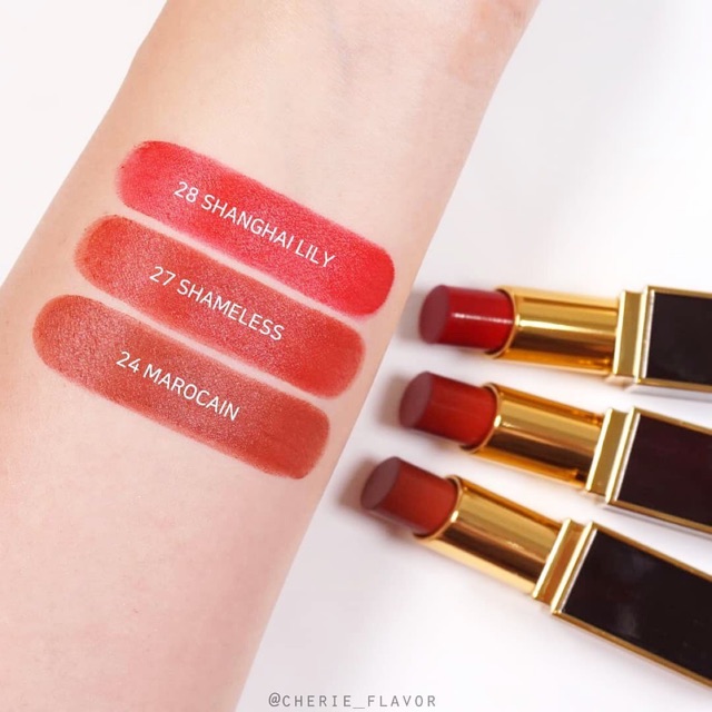 Son Tom Ford Lip Color Satin Matte Màu 27 Shameless Son Tom Ford Lip Color Satin Matte Màu 27 Shameless - Yêu Hàng Ngoại