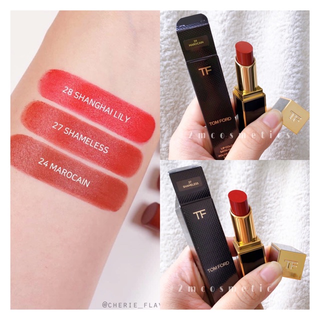 Son Tom Ford Lip Color Satin Matte Màu 27 Shameless Son Tom Ford Lip Color Satin Matte Màu 27 Shameless - Yêu Hàng Ngoại