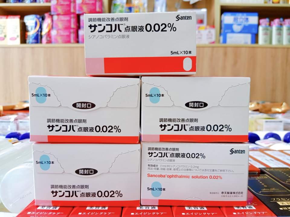 Thuốc nhỏ mắt Santen Sancoba Ophthalmic Solution 0.02% Thuốc nhỏ mắt Santen Sancoba Ophthalmic Solution 0.02% - Yêu Hàng Ngoại