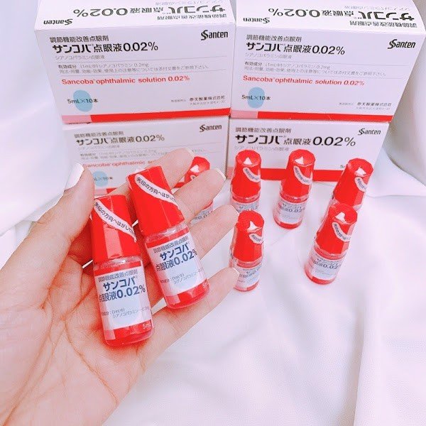 Thuốc nhỏ mắt Santen Sancoba Ophthalmic Solution 0.02% Thuốc nhỏ mắt Santen Sancoba Ophthalmic Solution 0.02% - Yêu Hàng Ngoại