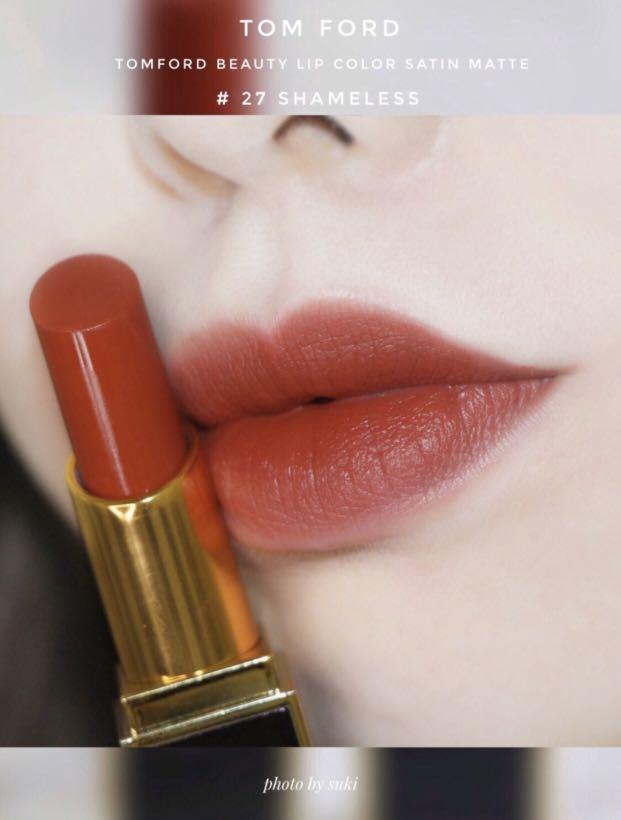 Son Tom Ford Lip Color Satin Matte Màu 27 Shameless Son Tom Ford Lip Color Satin Matte Màu 27 Shameless - Yêu Hàng Ngoại