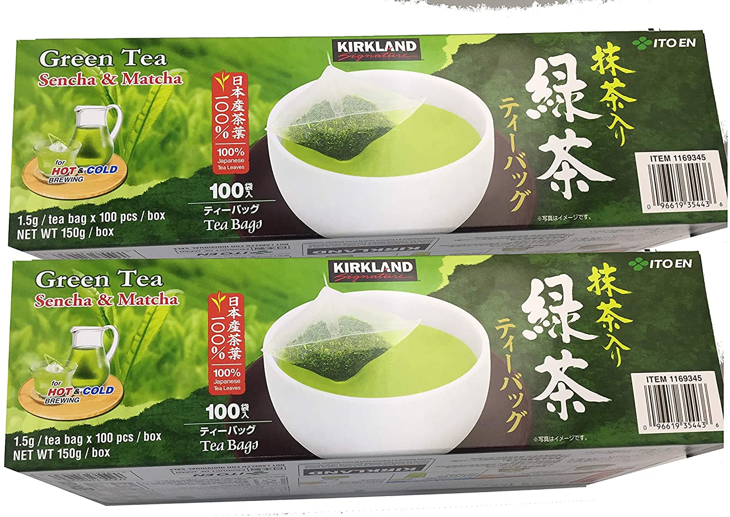 Trà xanh túi lọc Kirkland Signature Green Tea A Blend Of Sencha and Matcha Trà xanh túi lọc Kirkland Signature Green Tea A Blend Of Sencha and Matcha - Yêu Hàng Ngoại