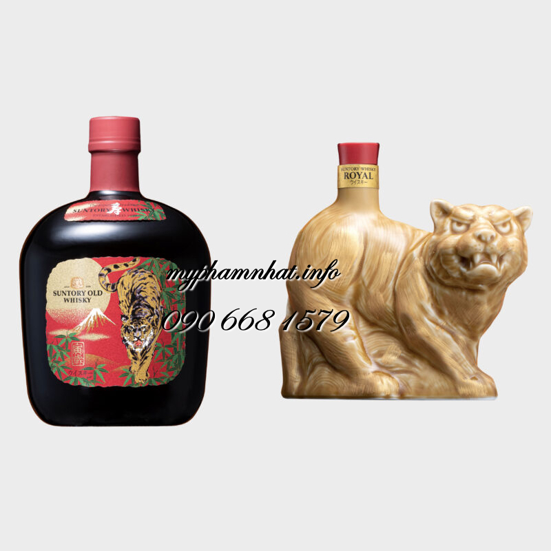 Rượu Tết con Hổ (Cọp) Whisky Suntory Old & Royal Nhật Bản 2022 Rượu Tết con Hổ (Cọp) Whisky Suntory Old & Royal Nhật Bản 2022 - Yêu Hàng Ngoại