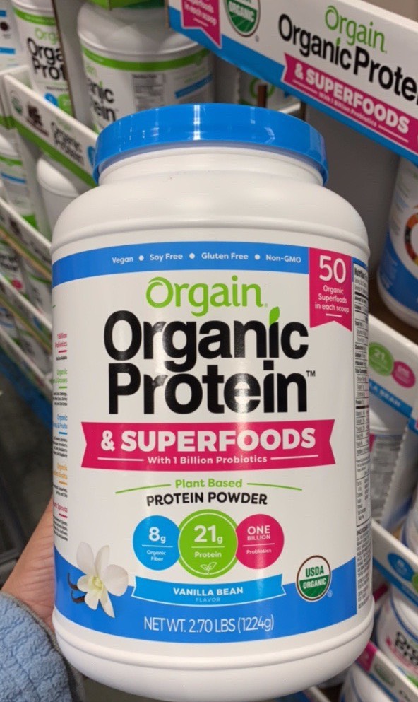 Bột Protein hữu cơ Orgain Organic Protein 50 Superfoods Bột Protein hữu cơ Orgain Organic Protein 50 Superfoods - Yêu Hàng Ngoại