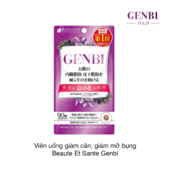 Viên uống giảm mỡ bụng, vòng eo Genbi Nhật Bản