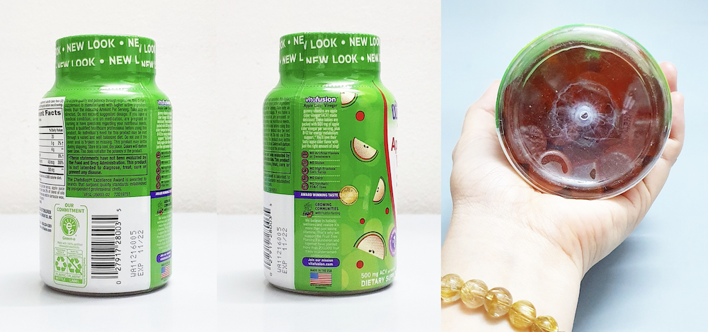 Kẹo dẻo giấm táo giảm cân Vitafusion Apple Cider Vinegar Gummies Kẹo dẻo giấm táo giảm cân Vitafusion Apple Cider Vinegar Gummies - Yêu Hàng Ngoại