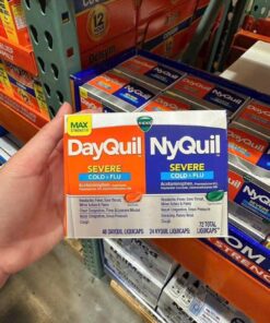 Viên uống Vicks DayQuil NyQuil Severe 24 LiquiCaps