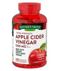 Viên uống giảm cân giấm táo hữu cơ Apple Cider Vinegar 1200mg