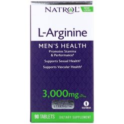Viên uống tăng cường sinh lý Natrol L-Arginine 3000mg