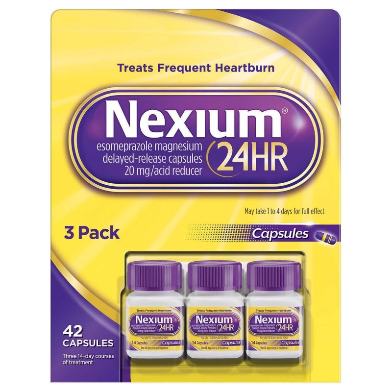 Viên uống Nexium 24HR hỗ trợ viêm loét dạ dày, ợ nóng & trào ngược axit Viên uống Nexium 24HR hỗ trợ viêm loét dạ dày, ợ nóng & trào ngược axit - Yêu Hàng Ngoại