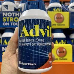 Viên uống hỗ trợ giảm đau hạ sốt Advil Tablets 200mg 360 viên