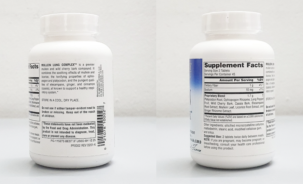 Viên uống bổ Phổi Planetary Herbals Mullein Lung Complex 850mg Viên uống bổ Phổi Planetary Herbals Mullein Lung Complex 850mg - Yêu Hàng Ngoại