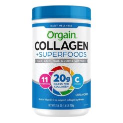 Bột siêu thực phẩm Orgain Collagen + Superfoods Unflavored