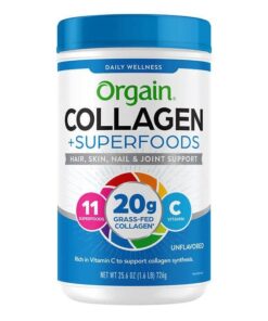 Bột siêu thực phẩm Orgain Collagen + Superfoods Unflavored