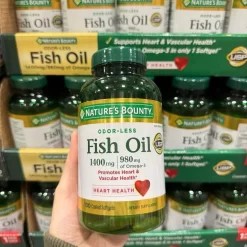 Dầu Cá Không Mùi Fish Oil 1400mg 980mg Omega-3 Nature's Bounty