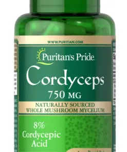 Đông trùng hạ thảo Puritan's Pride Cordyceps 750mg