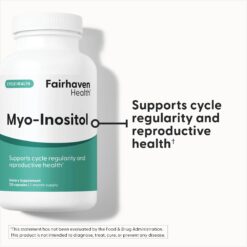 Fairhaven Health Myo-Inositol 120 viên hỗ trợ chu kỳ và sức khỏe sinh sản - Yêu Hàng Ngoại