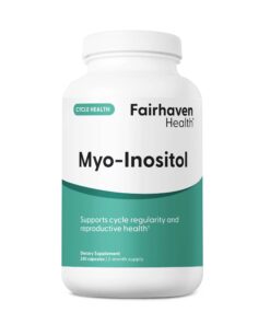 Fairhaven Health Myo-Inositol 120 viên hỗ trợ chu kỳ và sức khỏe sinh sản