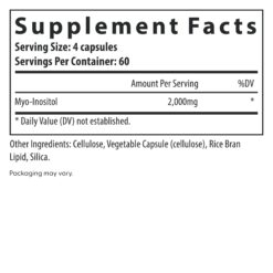 Fairhaven Health Myo-Inositol 120 viên hỗ trợ chu kỳ và sức khỏe sinh sản - Yêu Hàng Ngoại