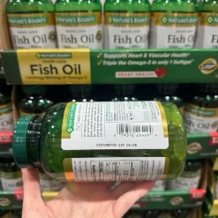 Dầu Cá Không Mùi Fish Oil 1400mg 980mg Omega-3 Nature's Bounty - Yêu Hàng Ngoại