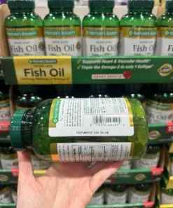 Dầu Cá Không Mùi Fish Oil 1400mg 980mg Omega-3 Nature's Bounty Dầu Cá Không Mùi Fish Oil 1400mg 980mg Omega-3 Nature's Bounty - Yêu Hàng Ngoại