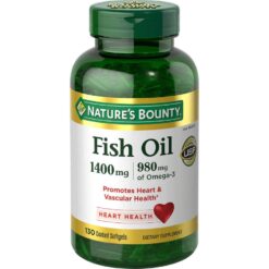 Dầu Cá Không Mùi Fish Oil 1400mg 980mg Omega-3 Nature's Bounty