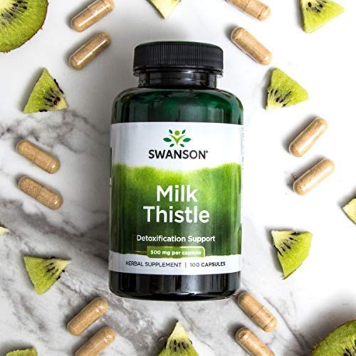 Viên uống giải độc gan bổ gan Swanson Milk Thistle 500mg Viên uống giải độc gan bổ gan Swanson Milk Thistle 500mg - Yêu Hàng Ngoại