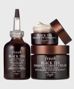 Set dưỡng da chống lão hoá Fresh Travel Exclusive Black Tea Firming Trio
