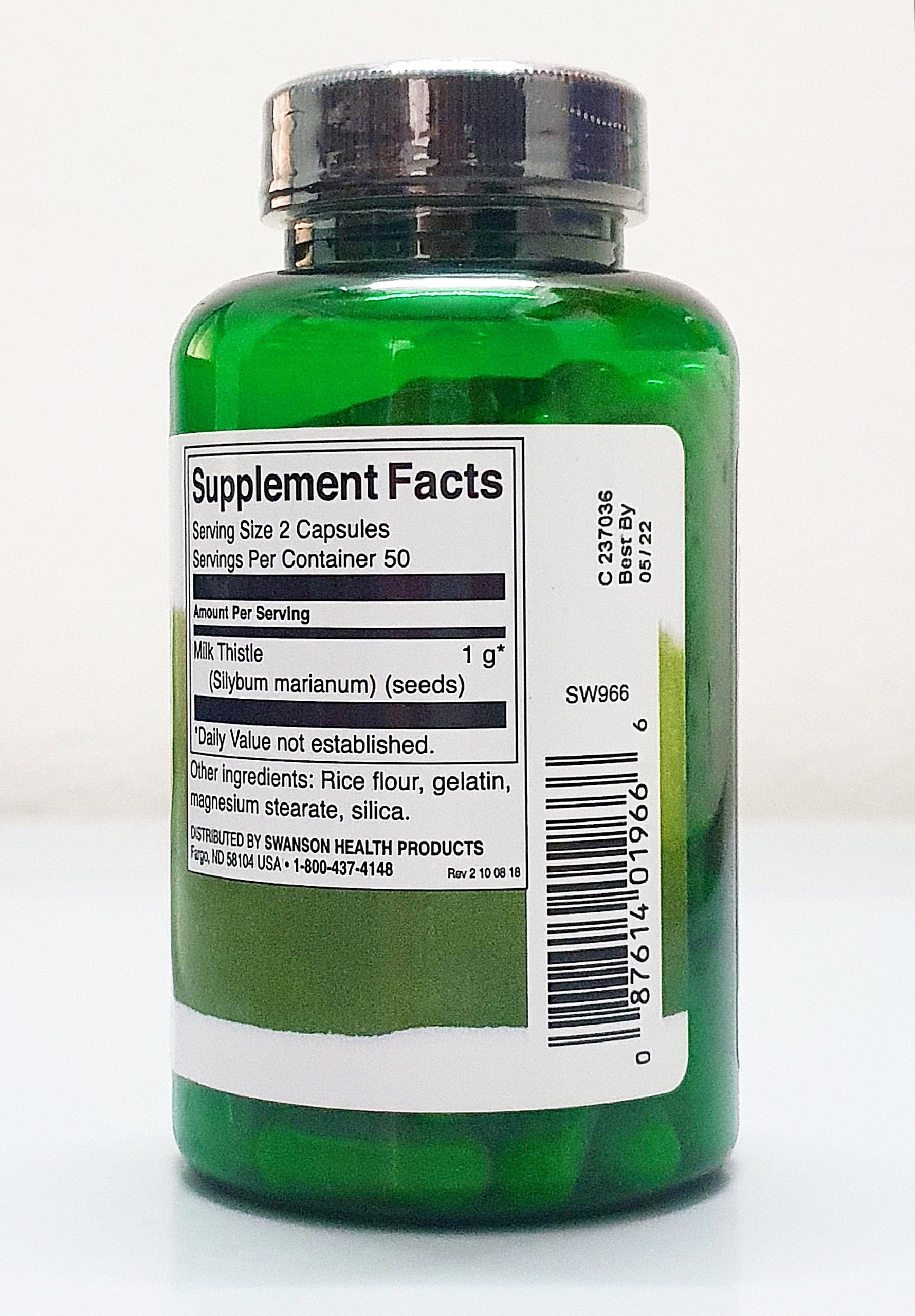 Viên uống giải độc gan bổ gan Swanson Milk Thistle 500mg Viên uống giải độc gan bổ gan Swanson Milk Thistle 500mg - Yêu Hàng Ngoại