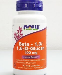 Viên Uống Tăng Cường Hệ Miễn Dịch Now Beta-1.3/1.6-D-Glucan 100mg