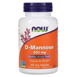 Viên uống hỗ trợ đường tiết niệu Now D-Mannose 500mg