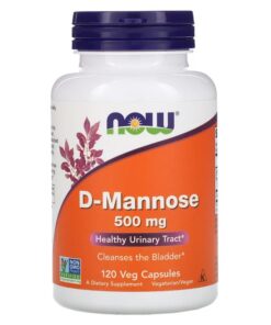Viên uống hỗ trợ đường tiết niệu Now D-Mannose 500mg