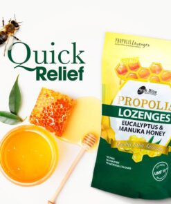 Kẹo ngậm ho keo ong True Blue Propolis Lozenges Eucalyptus & Manuka Honey