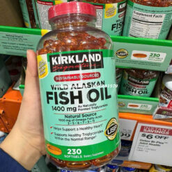 Viên uống dầu cá Kirkland Wild Alaskan Fish Oil 1400mg