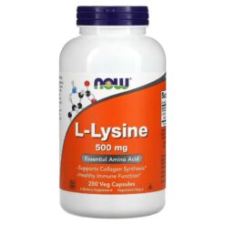 Viên uống hỗ trợ miễn dịch, tăng sinh Collagen Now L-Lysine 500mg