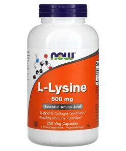 Viên uống hỗ trợ miễn dịch, tăng sinh Collagen Now L-Lysine 500mg