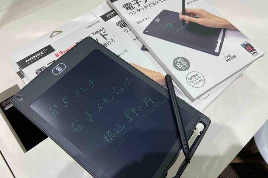 Bảng vẽ viết tự xóa thông minh LCD writing tablet 8.5 inch Nhật Bản Bảng vẽ viết tự xóa thông minh LCD writing tablet 8.5 inch Nhật Bản - Yêu Hàng Ngoại